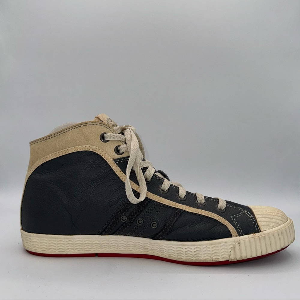 Diesel Yuk & Net Yuk Men's Navy Leather US Size 11 High Top Sneaker RN93243 - Picture 5 of 13